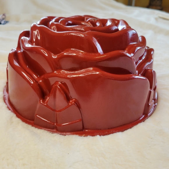 Nordic Ware Other - Nordic Ware -  Rose Bundt Pan - Red